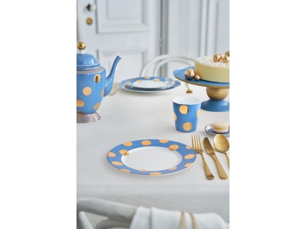 PIP Studio Set/2 Plates Dot Blue 23cm