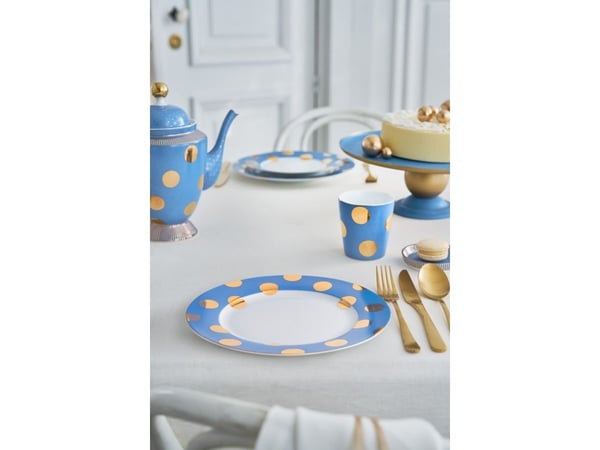 PIP Studio Set/2 Plates DotBlue 26.5cm