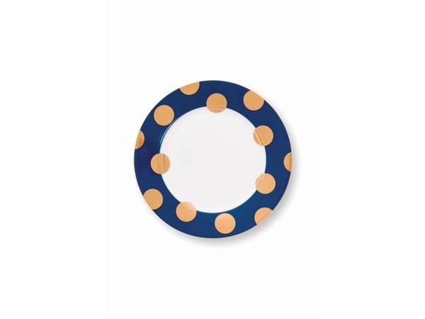PIP Studio Set/2 Plates Dot Navy 21cm