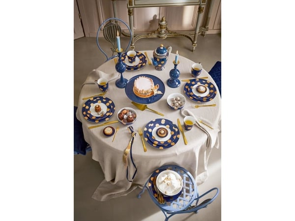 PIP Studio Set/2 Plates Dot Navy 23cm