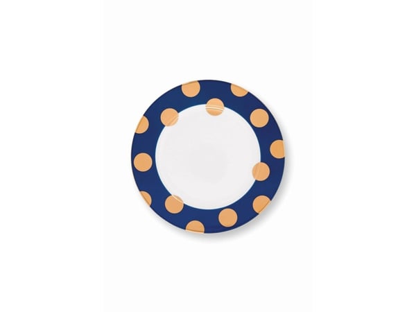 PIP Studio Set/2 Plates Dot Navy 23cm