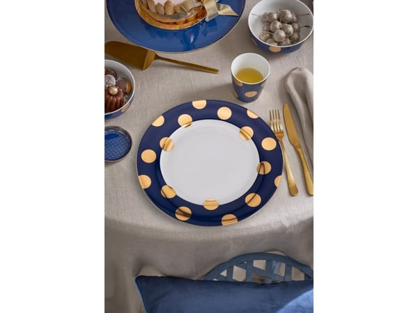 PIP Studio Set/2 Plates DotNavy 26.5cm