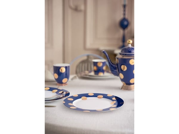 PIP Studio Set/2 Plates DotNavy 26.5cm