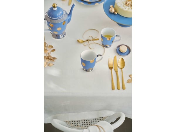 PIP Studio Set/2 Mug L DotDelight Blue