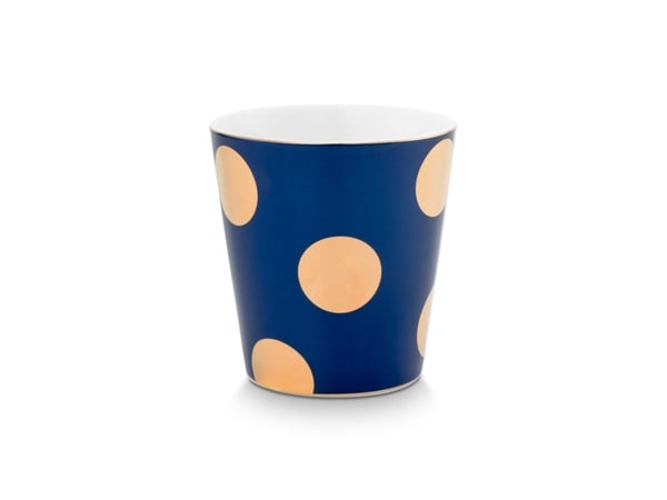 PIP Studio Set/2 Mug SM TeaTips Navy
