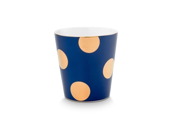 PIP Studio Set/2 Mug SM TeaTips Navy