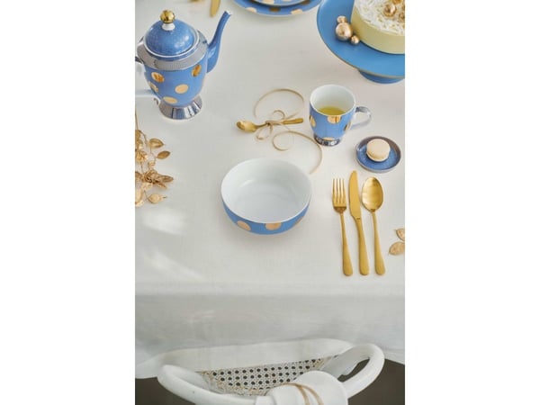 PIP Studio Set/2 Bowls Dot Blue 15cm