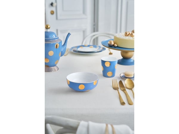 PIP Studio Set/2 Bowls Dot Blue 15cm