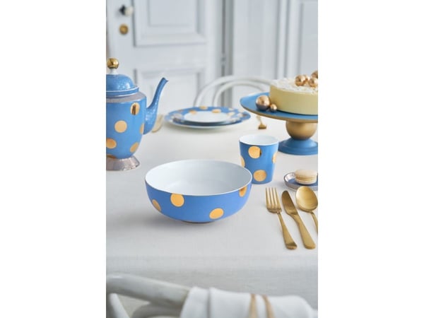 PIP Studio Set/2 Bowls Dot Blue 20cm