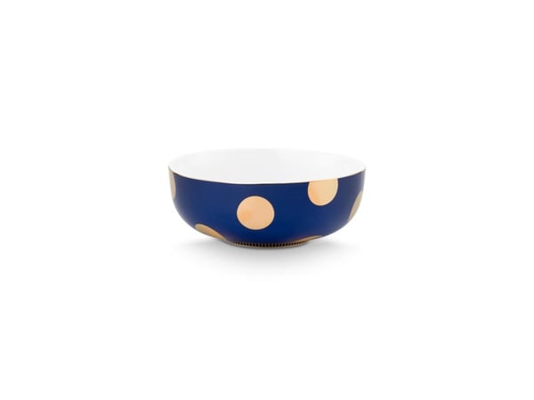 PIP Studio Set/2 Bowls Dot Navy 15cm