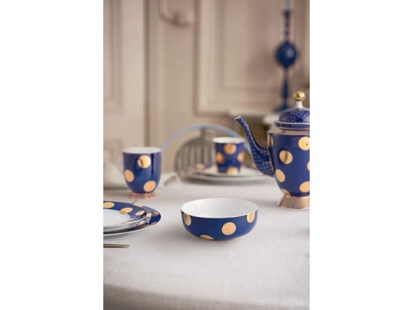 PIP Studio Set/2 Bowls Dot Navy 15cm