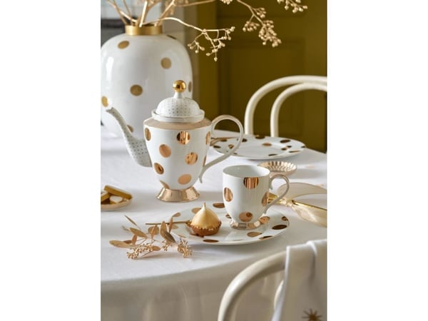 PIP Studio Teapot Dot Gold 1.25ltr