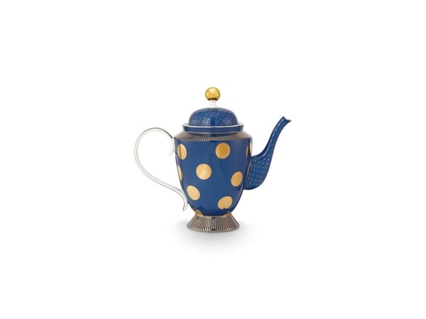 PIP Studio Teapot L Dot Navy Gold