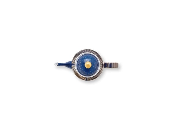 PIP Studio Teapot L Dot Navy Gold