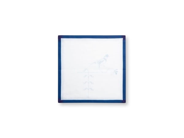 PIP Studio Set/2 Napkin Bird Blue 40x40