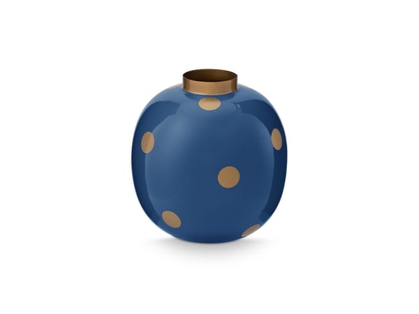 PIP Studio Vase Dots NavyGold 23cm