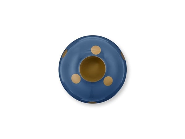 PIP Studio Vase Dots NavyGold 23cm