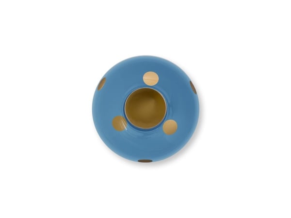 PIP Studio Vase  Dots BlueGold 23cm