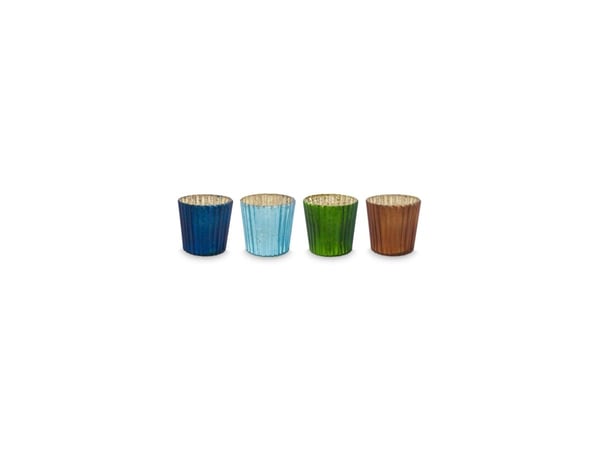 PIP Studio Set/4 TeaLight Blue 7x7