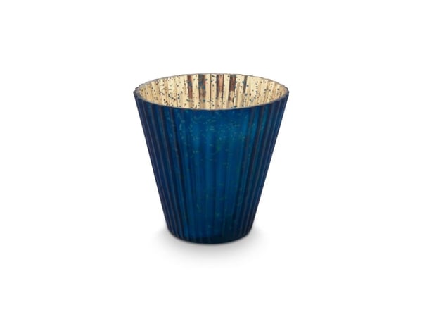 PIP Studio Set/3 TeaLight Blue 10x10.5