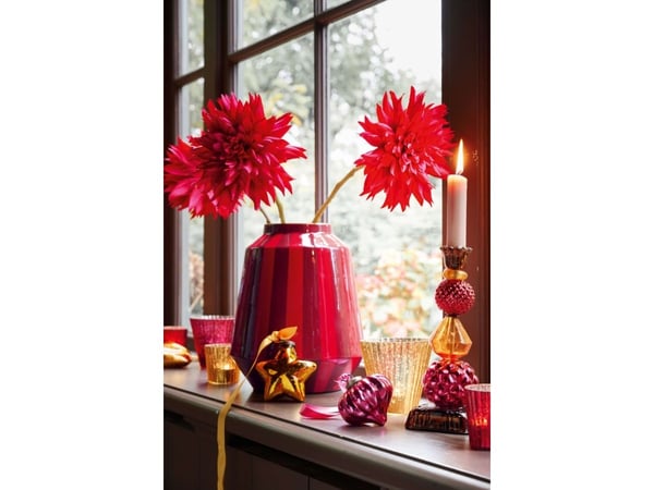 PIP Studio Set/3 TeaLight Red 10x10.5