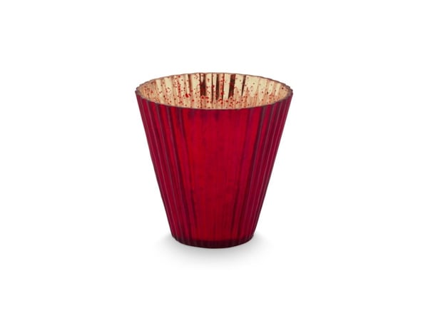 PIP Studio Set/3 TeaLight Red 10x10.5