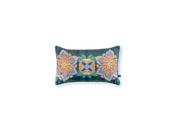 PIP Studio Cushion Flores Blue 30x50