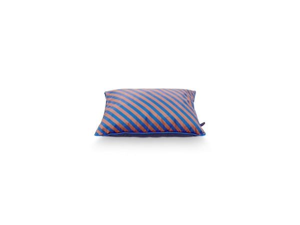 PIP Studio Cushion BlockStri Blue35x50