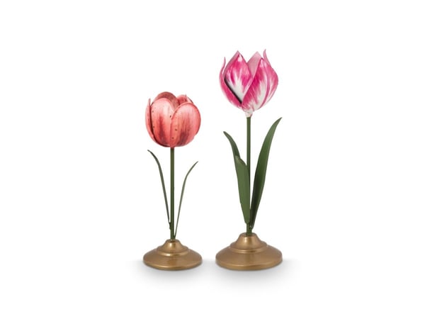 PIP Studio S/2 Tulip Holders Pink