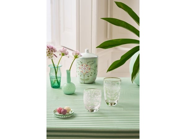 PIP Studio S/2 Water Glass Flwr 280ml
