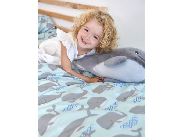 Essenza Covers & Co Essenza Wally  Blue Junior 100x140