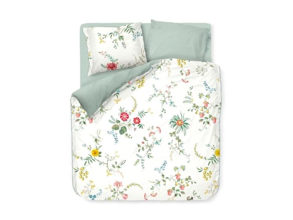 PIP Studio Fleur  grandeur White  200x200+2x60x63cm