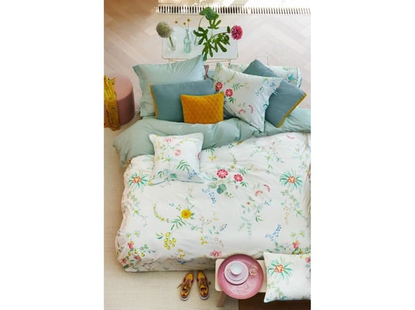 PIP Studio Fleur  grandeur White  200x200+2x60x63cm