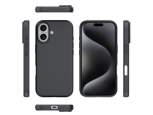 Nevox StyleShell Shock - iPhone 17 yhteensopiva MagSafe-mustan kanssa musta