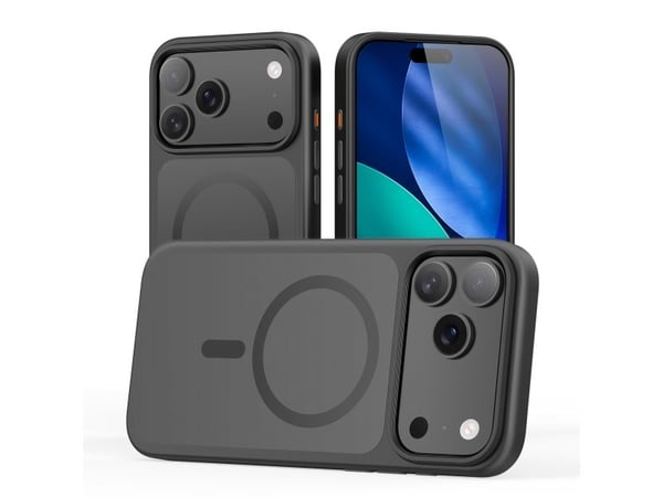 Nevox StyleShell InvisioiPhone 17 Pro yhteensopiva MagSafe mustan kanssa