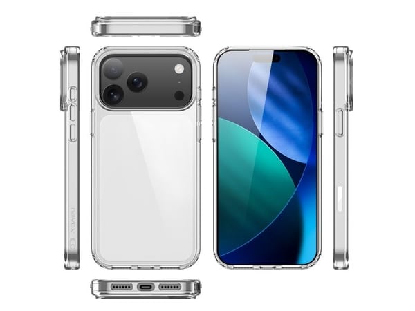 nevox 2520, Etui, Apple, iPhone 17 Pro, 16 cm (6.3"), Gjennomsiktig
