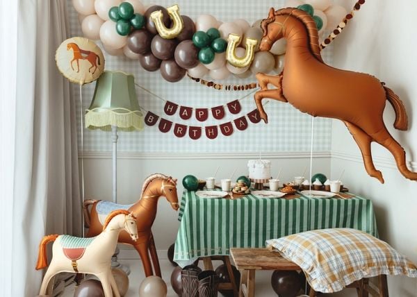 PartyDeco FB274, Lekeballong, Folie, Flerfarget, Bilde, Universell, Dyr