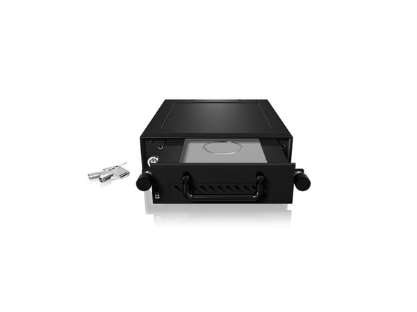 ICY BOX Carrier IB-148SSK-B, HDD/SSD-kabinett, 2,5/3,5", SAS, SATA, 6 Gbit/sek, Hot-swap, Sortering
