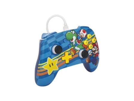 PowerA Enhanced Wired Controller, Pad-ohjain, Nintendo Switch, Nintendo Switch OLED, D-pad, Kotipainike, Valikkopainike, Asetukset-painike, Langall...