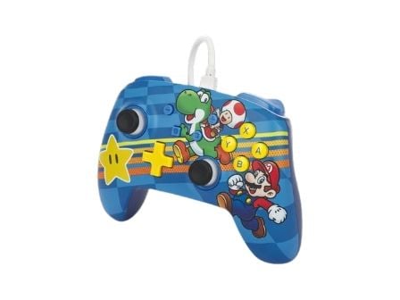 PowerA Enhanced Wired Controller, Pad-ohjain, Nintendo Switch, Nintendo Switch OLED, D-pad, Kotipainike, Valikkopainike, Asetukset-painike, Langall...