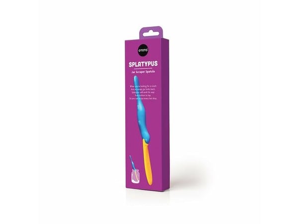 Ototo Design OT887, Flaskeskrape, Blå, Gult, Plast, Silikon, Plast, Blå, 33,5 mm
