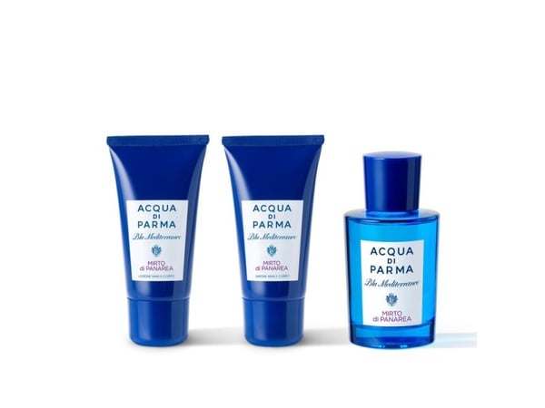 Acqua di Parma Blu Mediterraneo Mirto di Panarea, 1 stykker, Eau de toilette, 100 ml, 3 stykker, AQUA (WATER) • ETHYLHEXYL STEARATE • PARFUM (FRAGR...