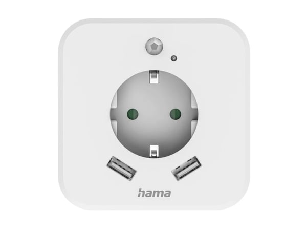 Hama 00223507, Pluggbart nattlys, Hvit, Varm hvit, Baderom, Soverom, Barnerom, Korridor, Trapper, IP20, LED