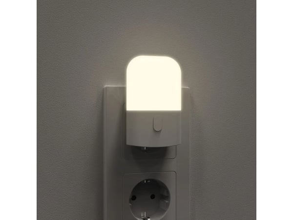 Hama 00223504, Pluggbart nattlys, Hvit, Flerfarget, Kjeller, Baderom, Soverom, Barnerom, Gang, Trapper, IP20, LED