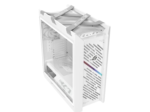 ASUS ROG Strix Helios II - White Edition - mid tower - utvidet ATX (E-ATX) - sidepanel med vindu (herdet glass) - ingen strømforsyning (ATX) - USB/lyd