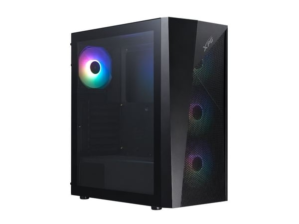 XPG LANDER 500, Midi Tower, PC, Svart, ATX, micro ATX, Mini-ITX, SPCC, Härdat glas, Spela
