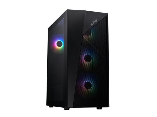 XPG LANDER 500, Midi Tower, PC, Svart, ATX, Micro ATX, Mini-ITX, SPCC, Herdet glass, Spilling
