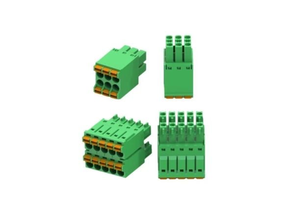 Teltonika - Strømkontaktsett - 2x5-stifts kontakt til 2x3-stifts kontakt - 300 V - 8 A - for Teltonika RUT956