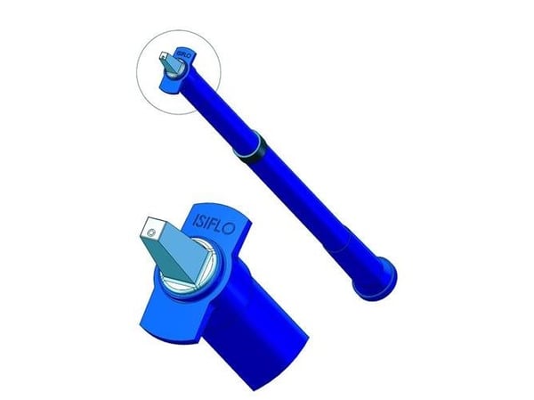 ISIFLO DN20-50 x 550-950 mm universal hybrid garniture til AVK og Hawle dæksler