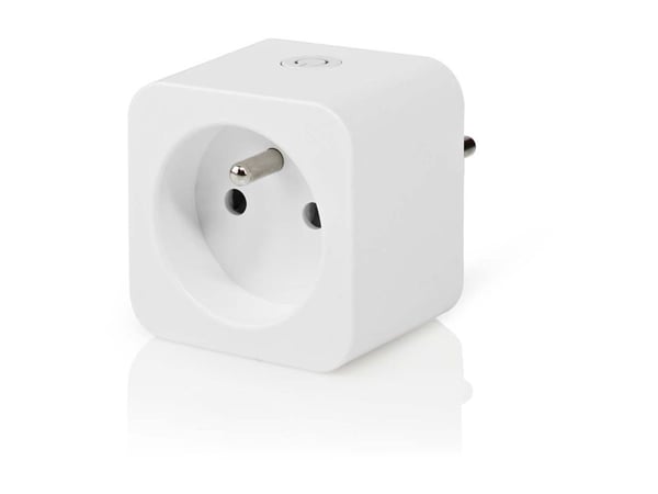 Nedis SmartLife - Smartplugg - trådløs - Wi-Fi - 2.4 - 2.484 GHz - hvit